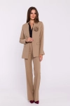 komplet damski wizytowy w kolorze beżowym.webp