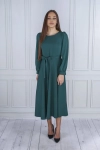 Elegancka sukienka damska o rozkloszowanym fasonie butelka.webp
