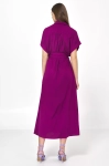 Elegancka sukienka maxi zapinana na guziki.webp