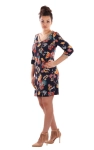 Casualowa sukienka mini we wzory.webp