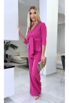 Stylowy komplet z bluzką typu peplum i eleganckimi spodniami roz.webp