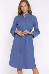 Elegancka sukienka midi z rękawem.webp