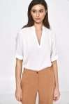 Elegancka bluzka damska z dekoltem V.webp