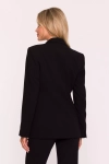 Czarna elegancka marynarka damska do stylizacji biznesowych.webp