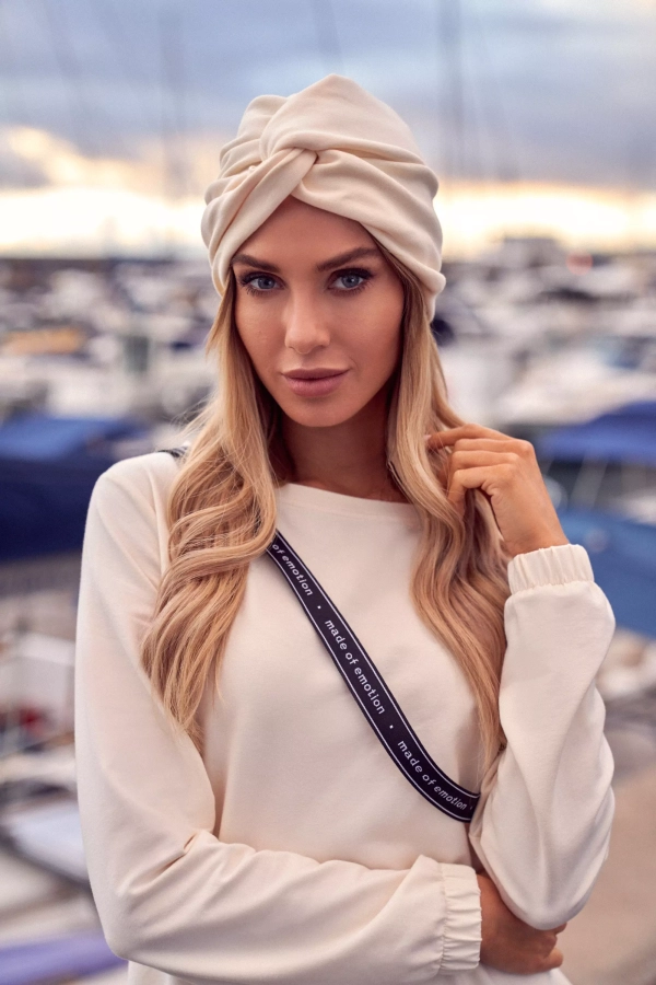 Bawełniana czapka typu turban