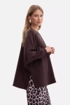Oversize’owa bluza z szerokimi rękawami i ściągaczami.webp